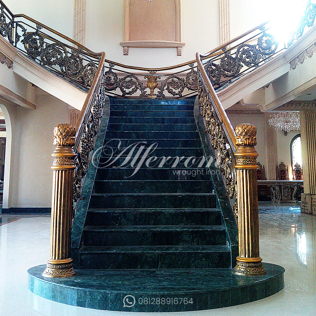 Railing Tangga Alumunium Cetak